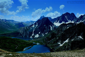 OrgBrandingNameForAlbumImages - Kashmir Alpine Lakes n Meadows The twin lakes of Vishan Sar and Kishan SarVishansar-kishansar from-Gadsar